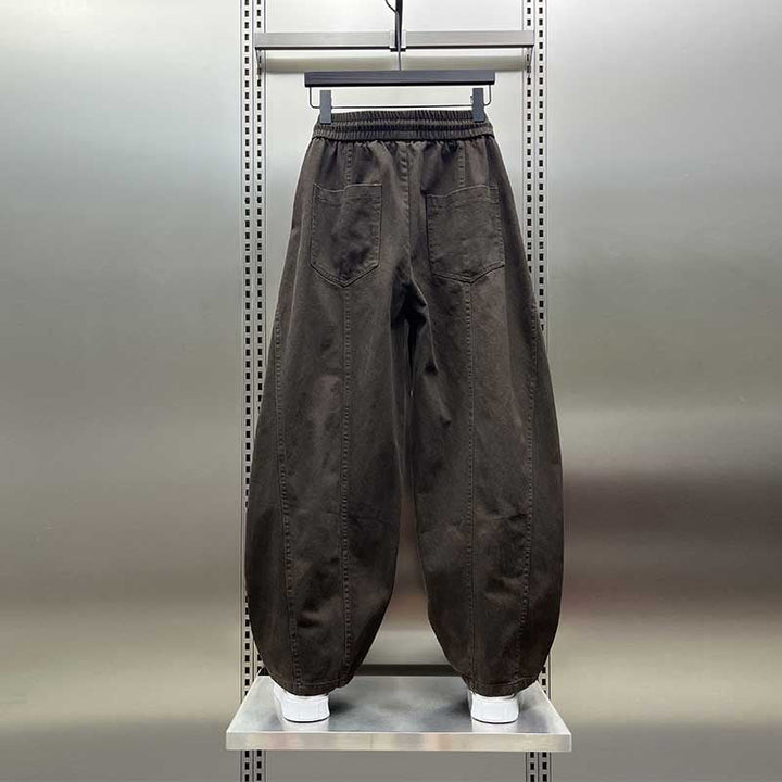 Elastic Waist Casual Loose Wide-leg Pants