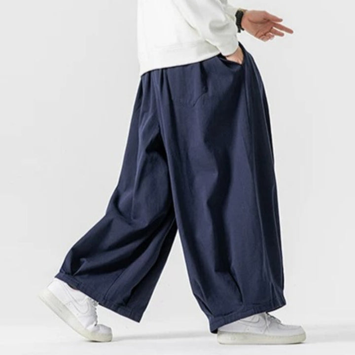 Japanese Straight-leg Casual Wide-leg Pants