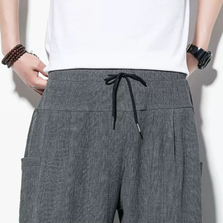 Ice Silk Thin Drape Casual Loose Wide-leg Pants