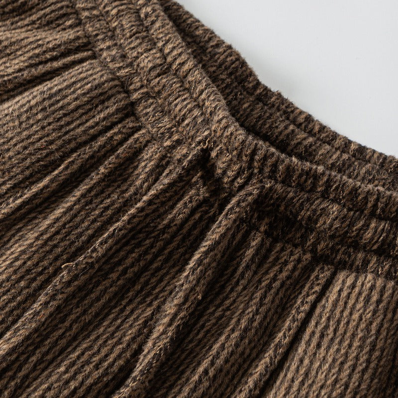 Loose Heavyweight Woolen Balloon Trousers