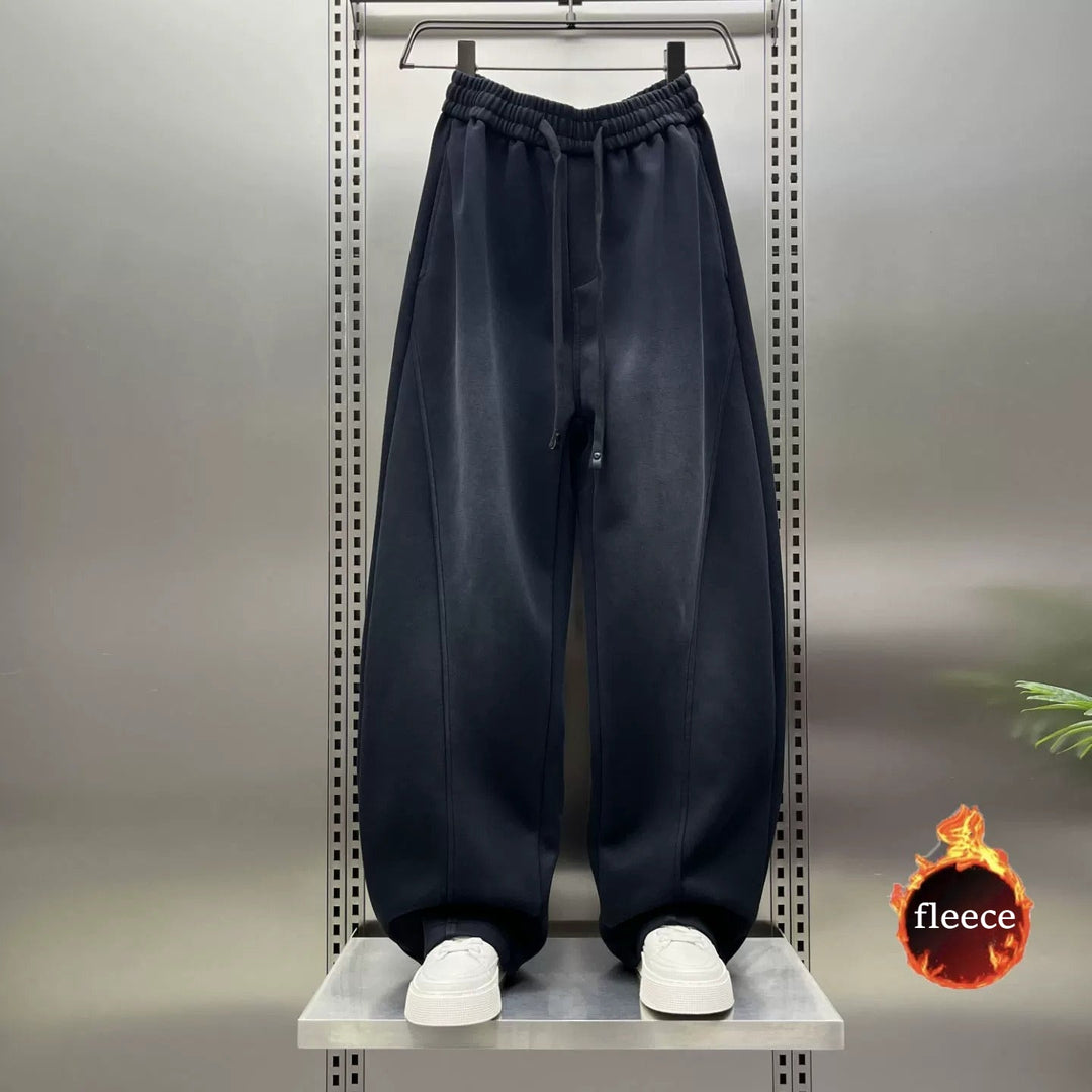 Wide-leg Casual Loose Curved Sweatpants
