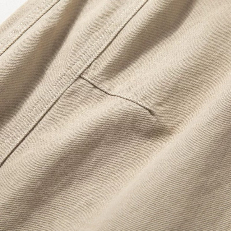Cotton Oversized Utility Wide-Leg Pants