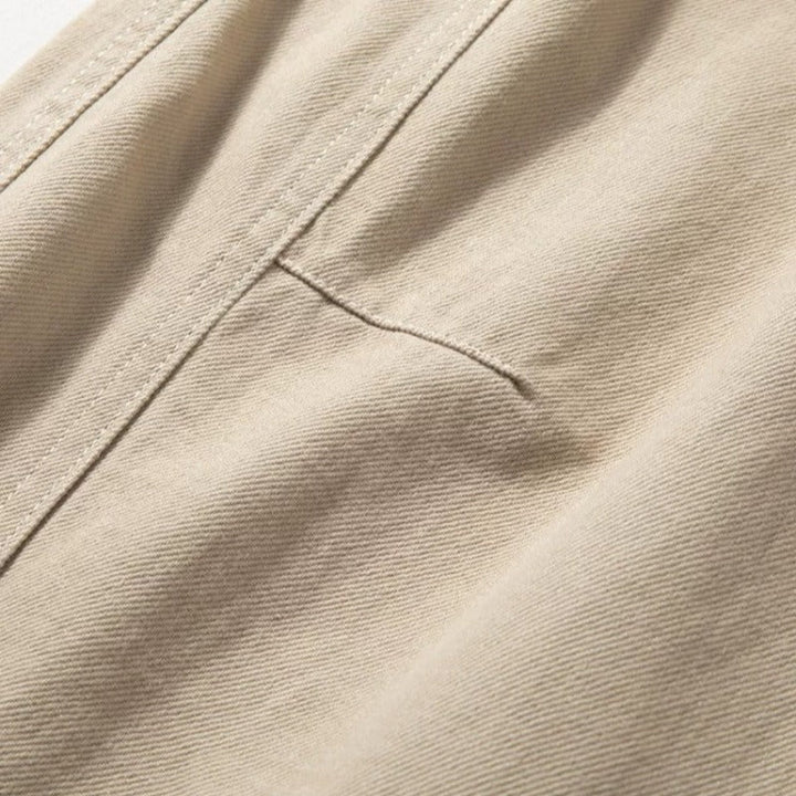 Cotton Oversized Utility Wide-Leg Pants