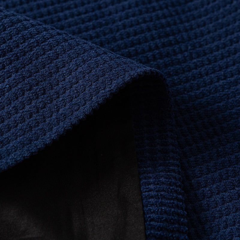 Contrast Trim Frog Button Zen Kimono Jacket