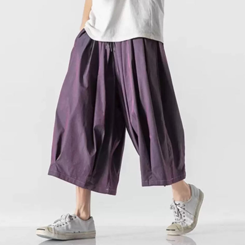 Retro Loose Straight Leg Casual Pants