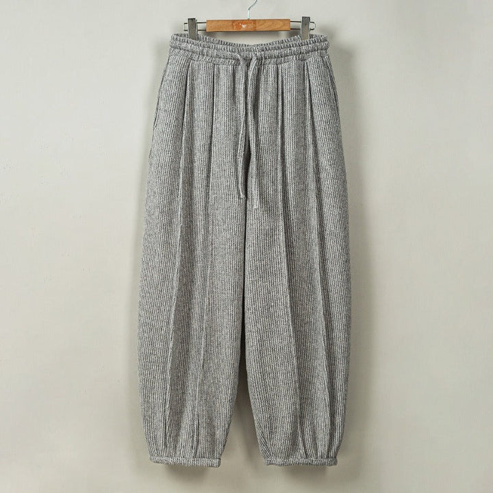 Loose Heavyweight Woolen Balloon Trousers