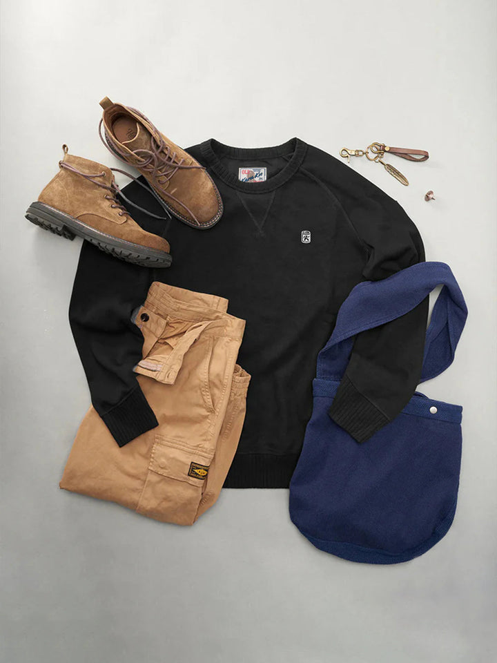 Custom Rib Crewneck Sweatshirt