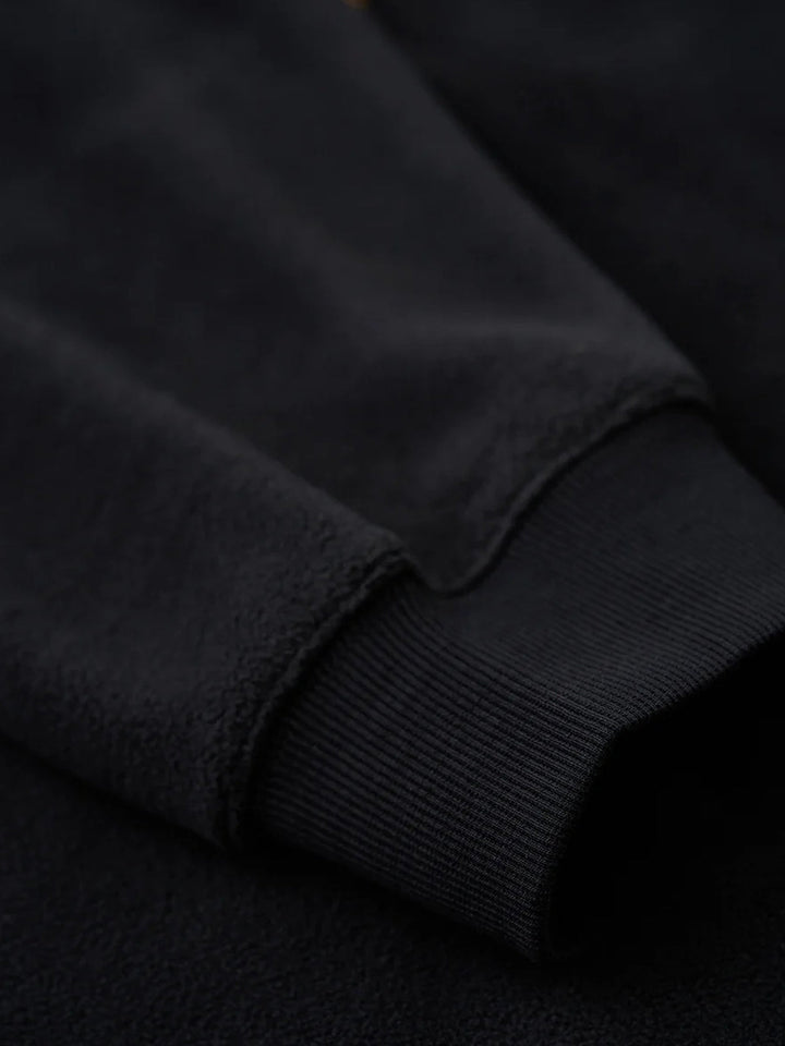 Paisley Pattern Mixed Material Western Half-Zip Fleece Pullover