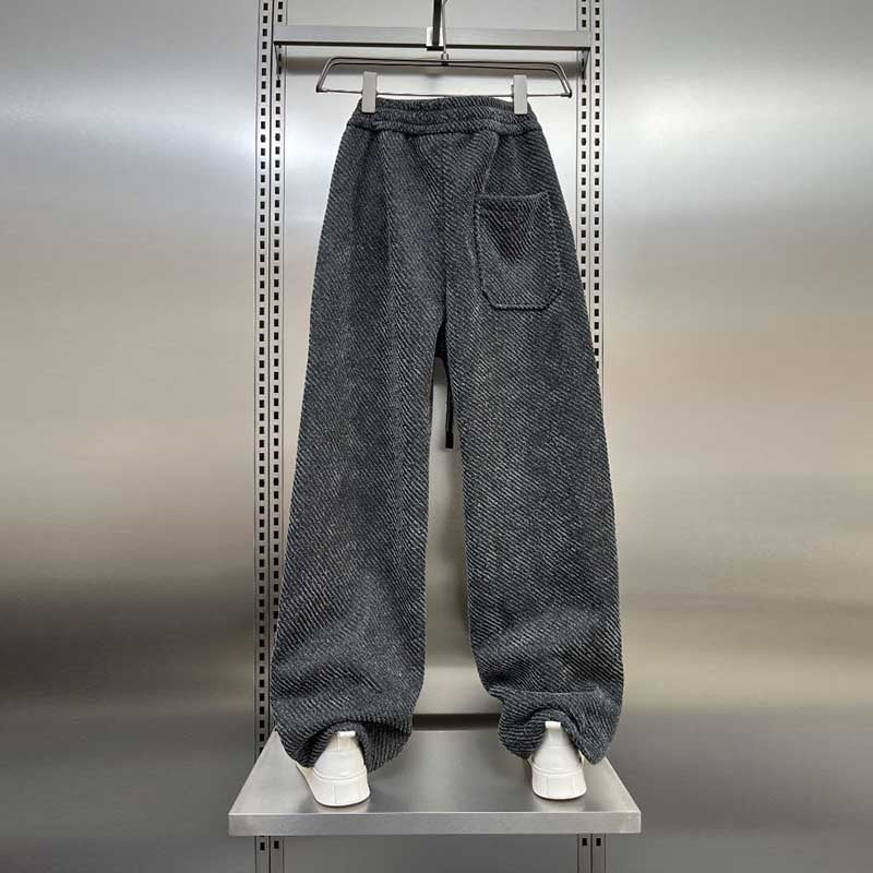 Retro Casual Chenille Wide-leg Pants