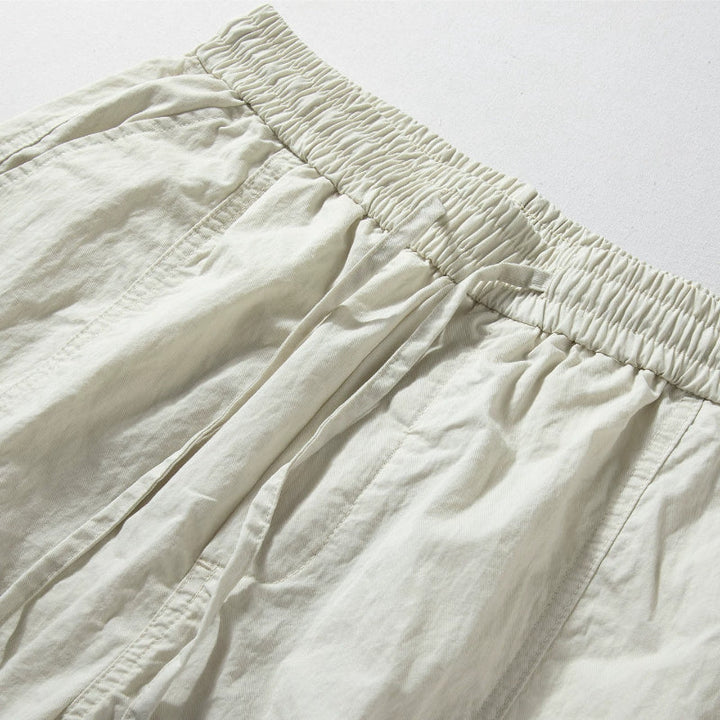 Multi-pocket Loose-fitting Wide-leg Pants