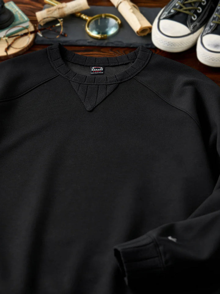 Custom Rib Mini-Waffle Air-Layer Sweatshirt
