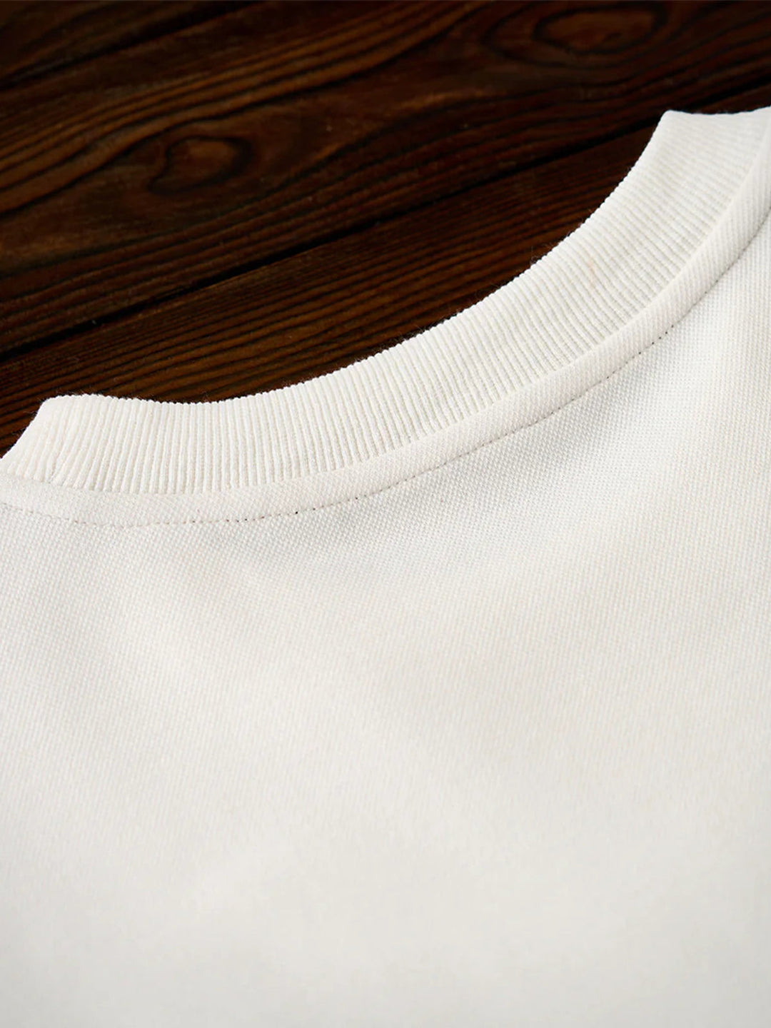 Racing-Inspired Embroidery &amp; Patch V-Gusset Cotton Sweatshirt
