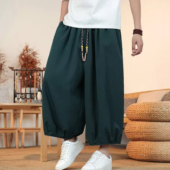 Lantern Loose Casual Cropped Pants