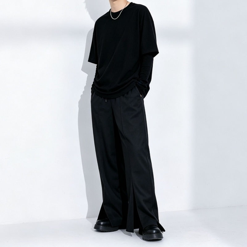 Japanese Loose High-waist Straight Wide-leg Pants