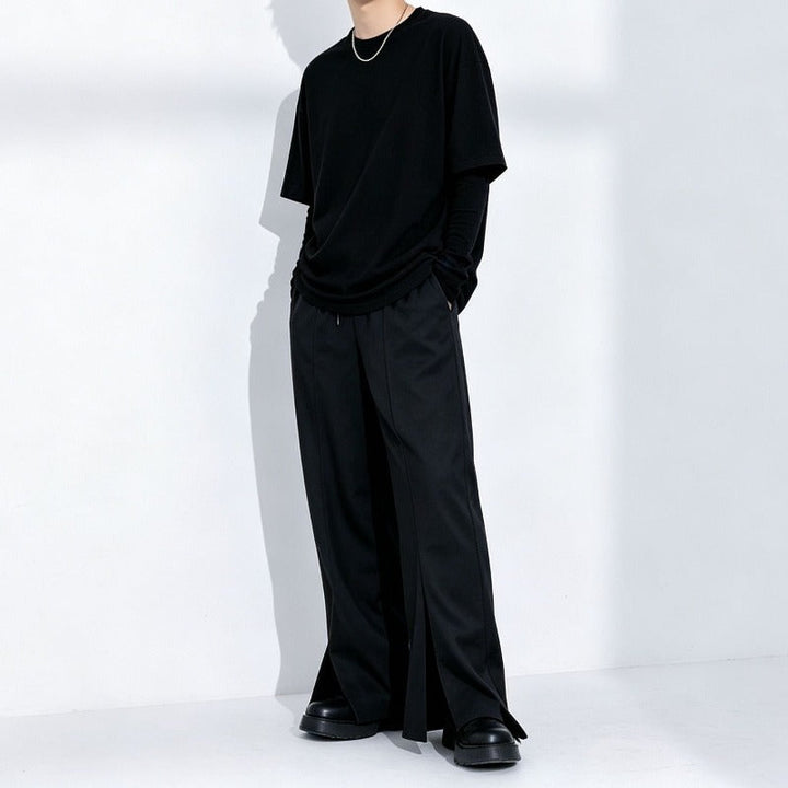 Japanese Loose High-waist Straight Wide-leg Pants