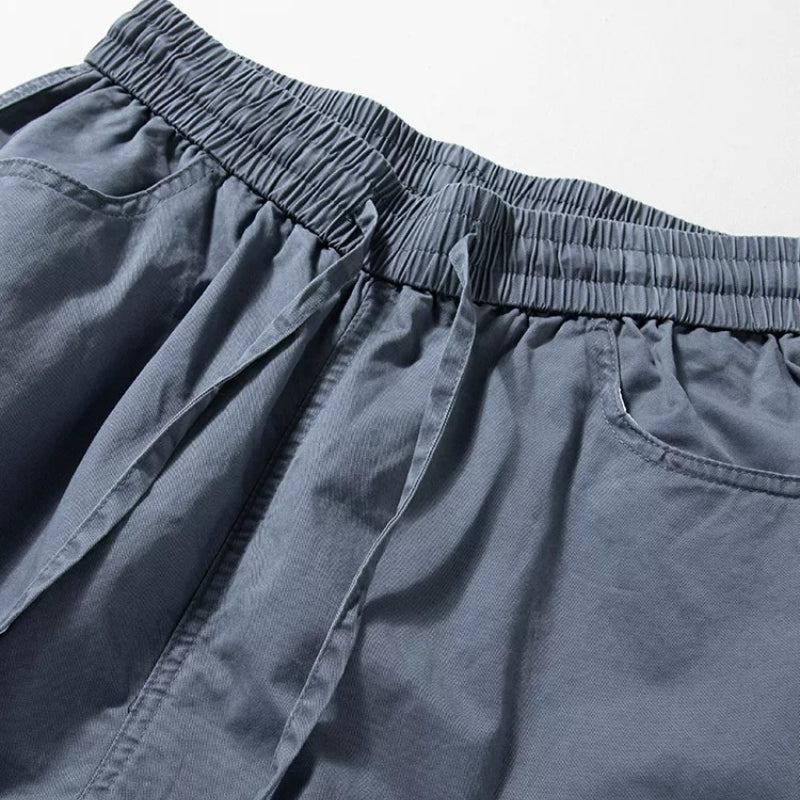 Casual Lightweight Cropped Wide-leg Pants