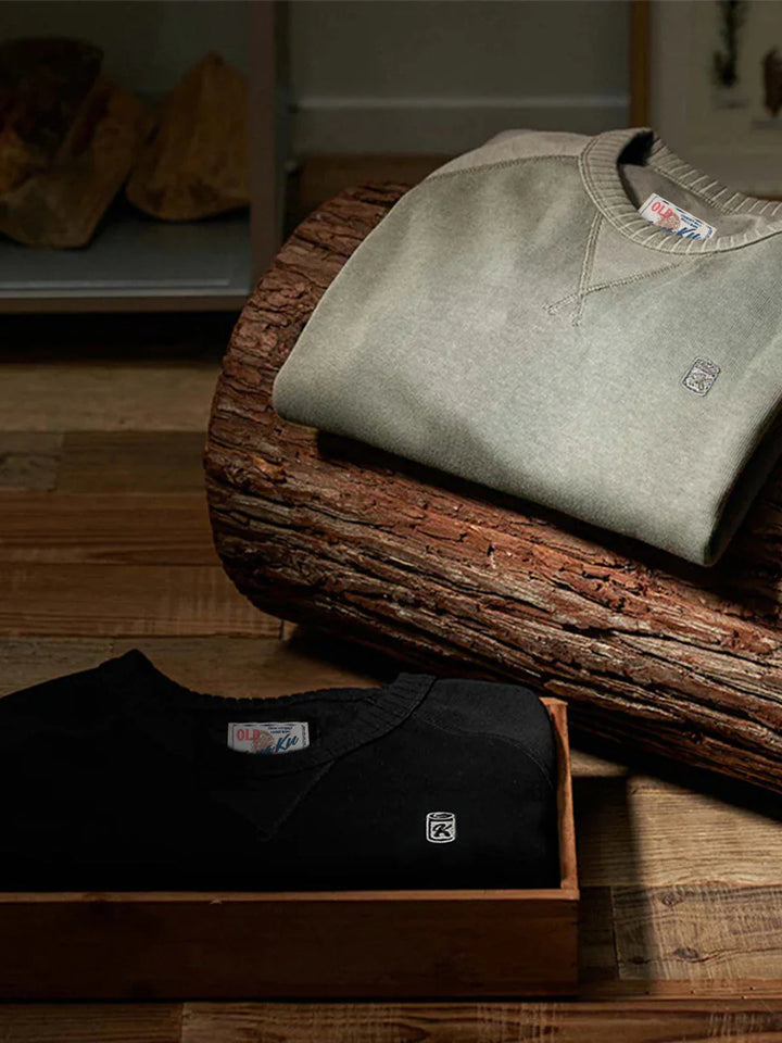 Custom Rib Crewneck Sweatshirt