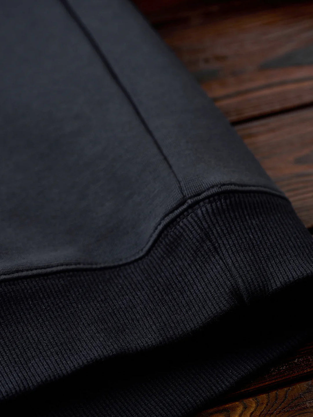 Air Layer Sweatshirt with Antique Bronze Half-Zip