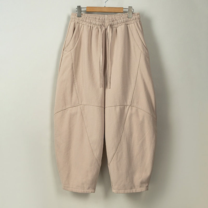 Fleece Lined Thick Warm Balloon Trousers