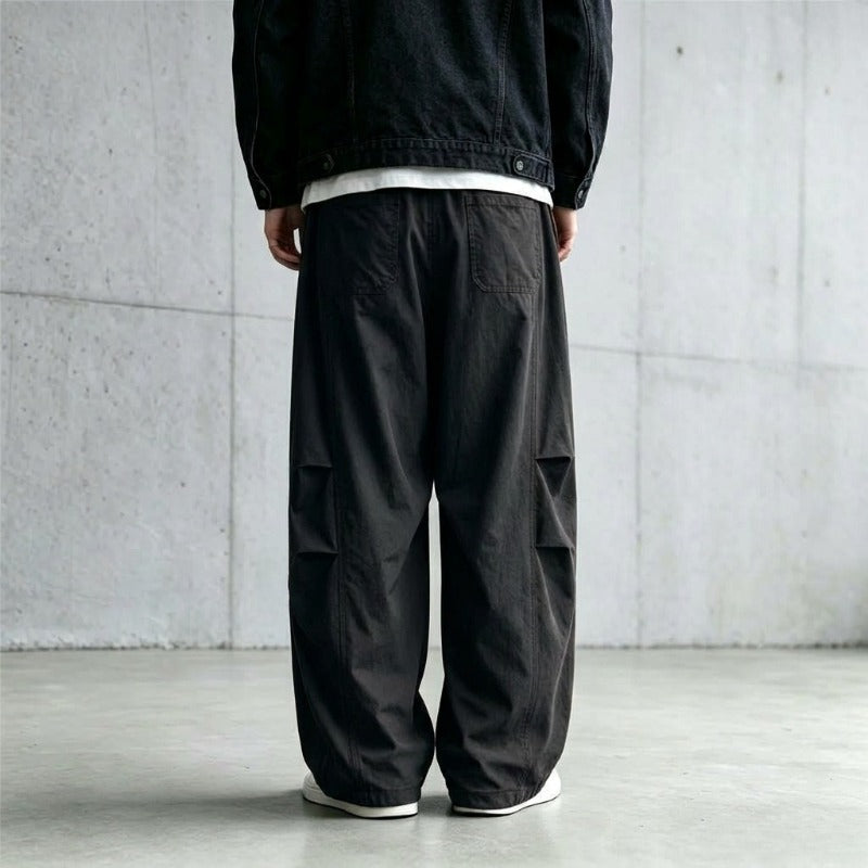 Japanese Lightweight Drawstring Straight-leg Casual Pants