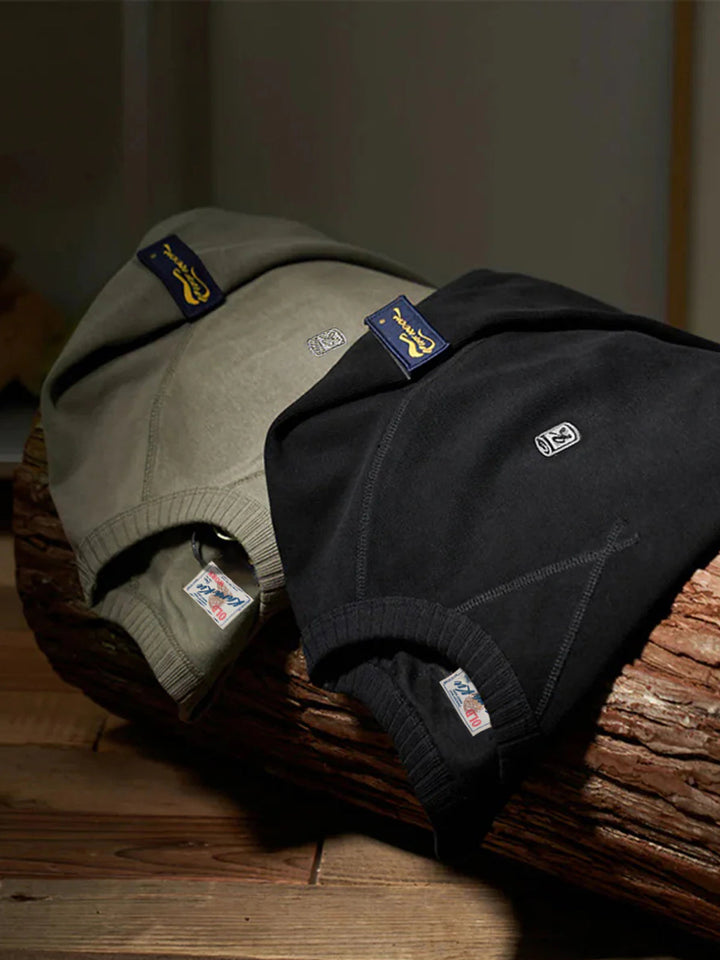 Custom Rib Crewneck Sweatshirt