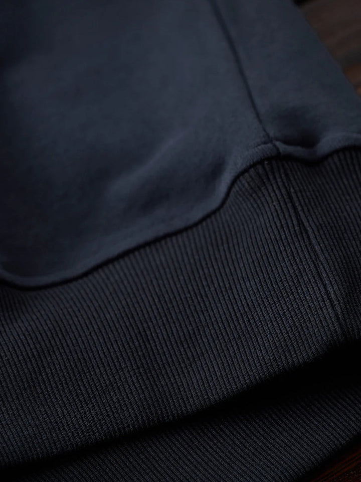 "K" Embroidered Patch Faux-Layered Check Sweatshirt