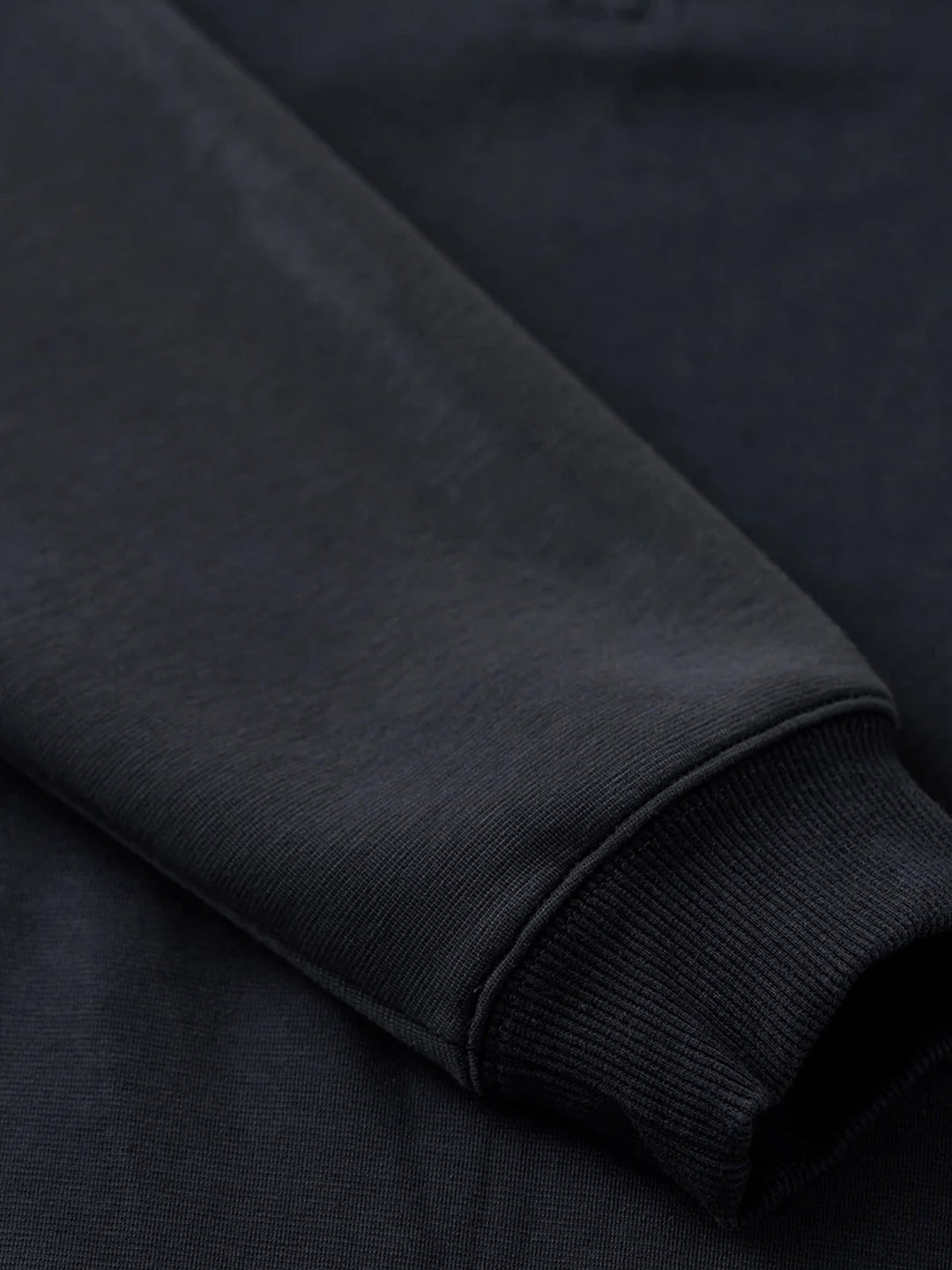 Air Layer Sweatshirt with Antique Bronze Half-Zip