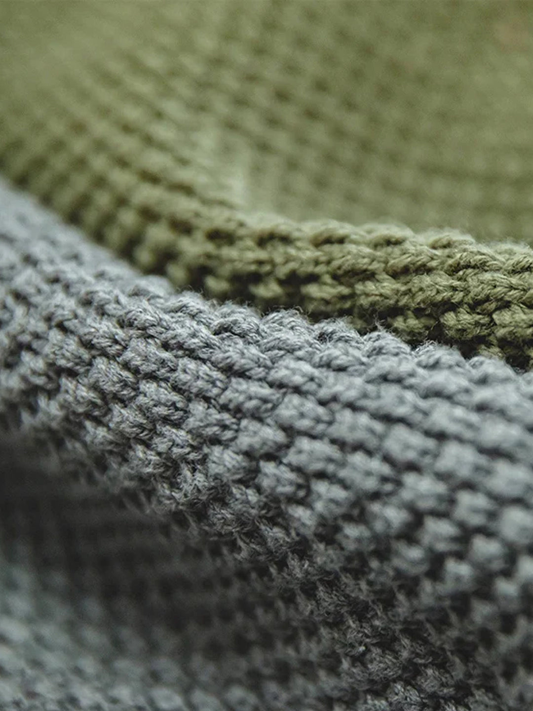 Classic Solid Color Ribbed Trim Knitted Sweater