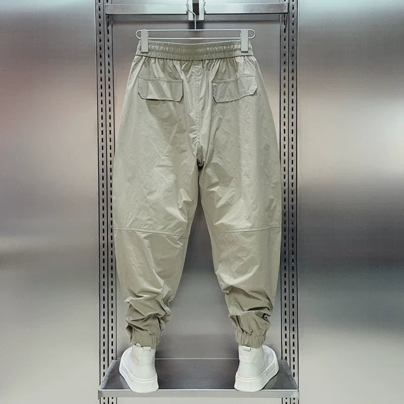 Breathable Mesh Loose-fitting Utility Harem Pants