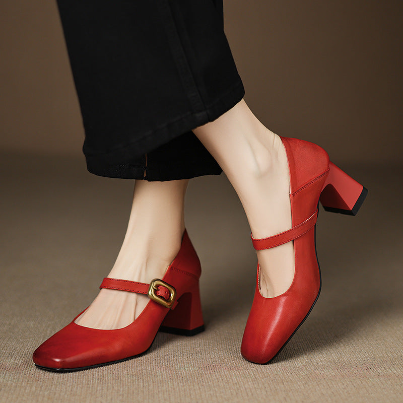 Kelis Genuine Leather Heels