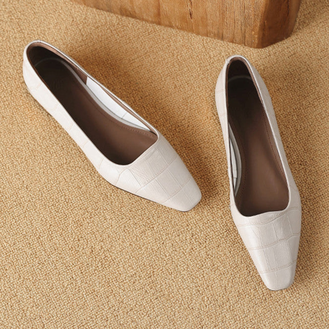 Celene Genuine Leather Heels