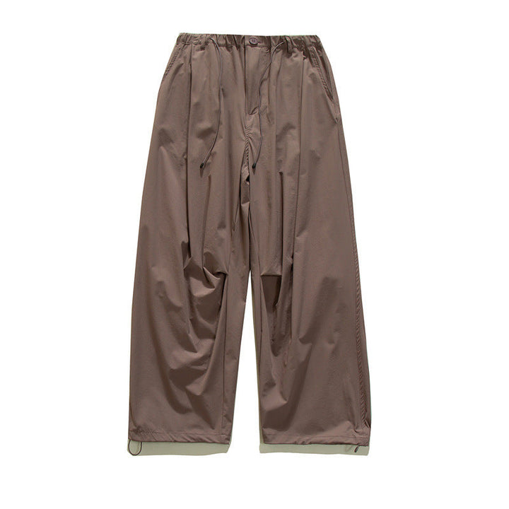 Japanese Lightweight Drawstring Straight-leg Casual Pants