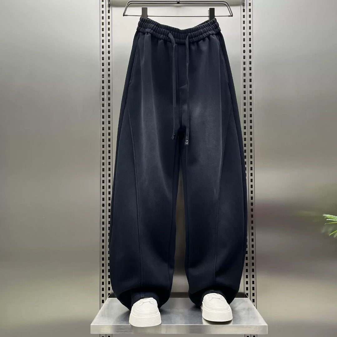 Wide-leg Casual Loose Curved Sweatpants