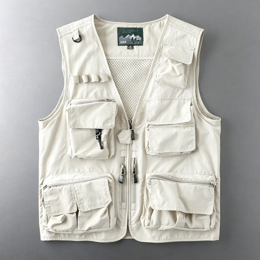Multi-pocket Loose Casual Work Vest