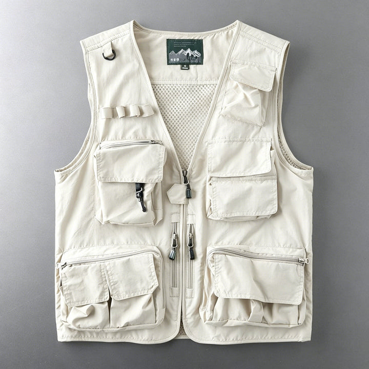 Multi-pocket Loose Casual Work Vest