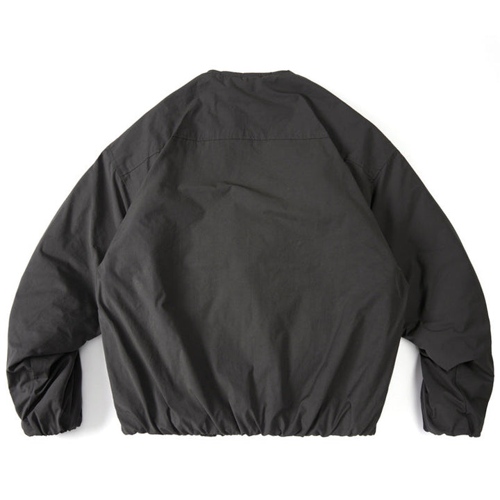 Japanese retro Silhouette Round Neck Loose-fitting Jacket