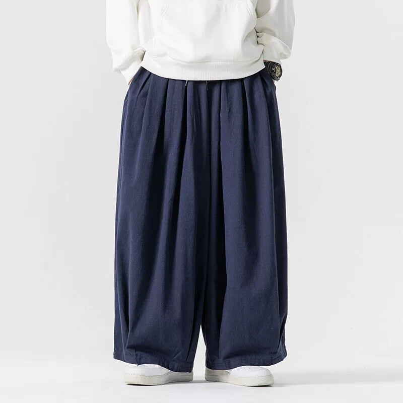 Japanese Straight-leg Casual Wide-leg Pants