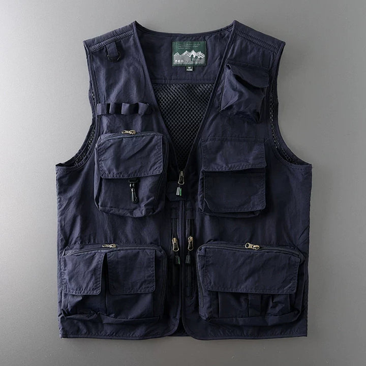 Multi-pocket Loose Casual Work Vest
