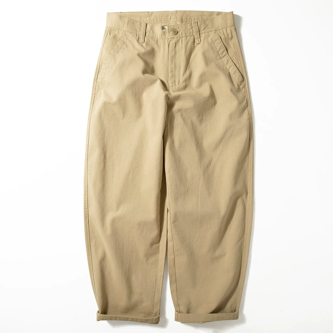 Japanese Wide-leg Tapered Trousers