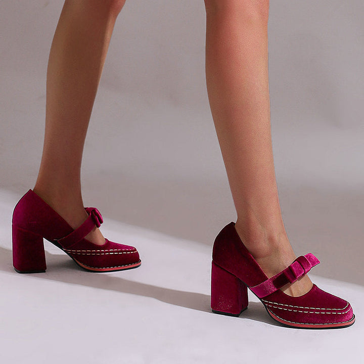 Clair Block Heels