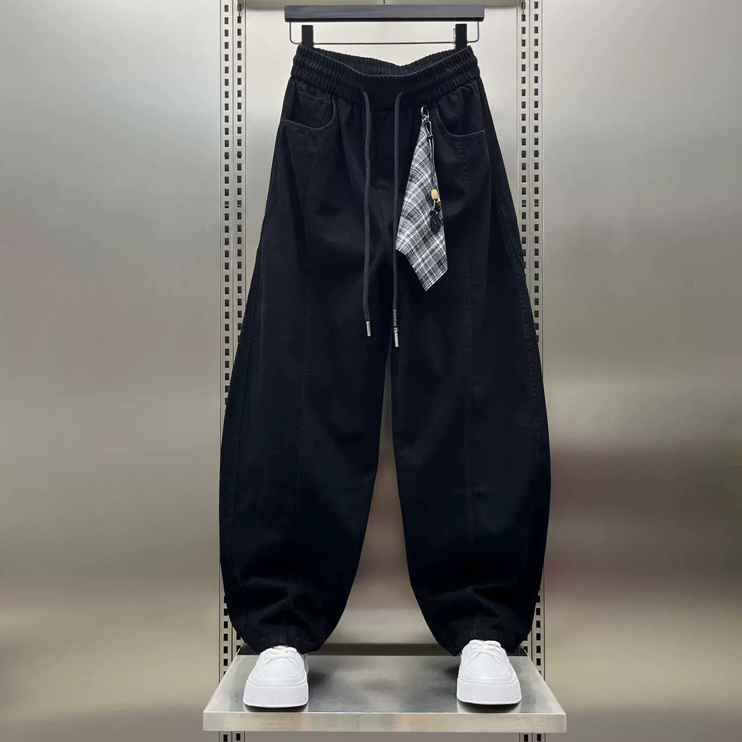Elastic Waist Casual Loose Wide-leg Pants