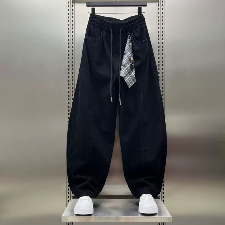 Elastic Waist Casual Loose Wide-leg Pants