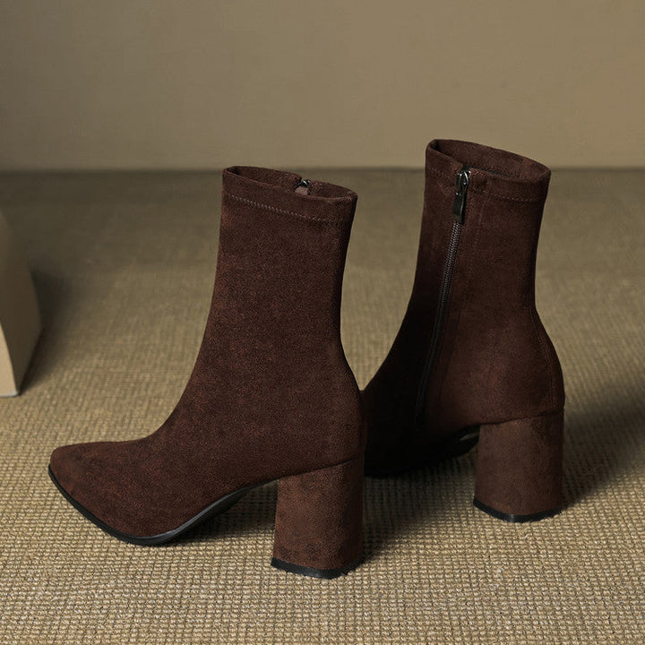 Alora Genuine Suede Boots