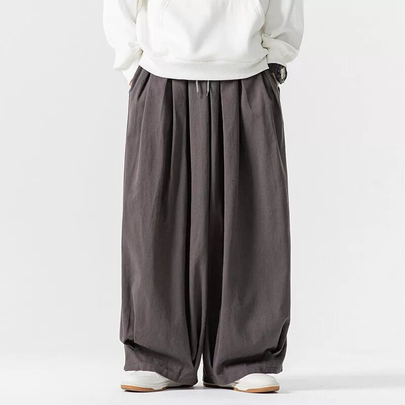 Japanese Straight-leg Casual Wide-leg Pants