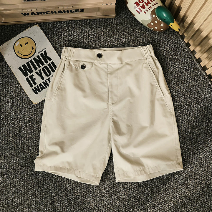 Wide-leg Casual Cotton Shorts
