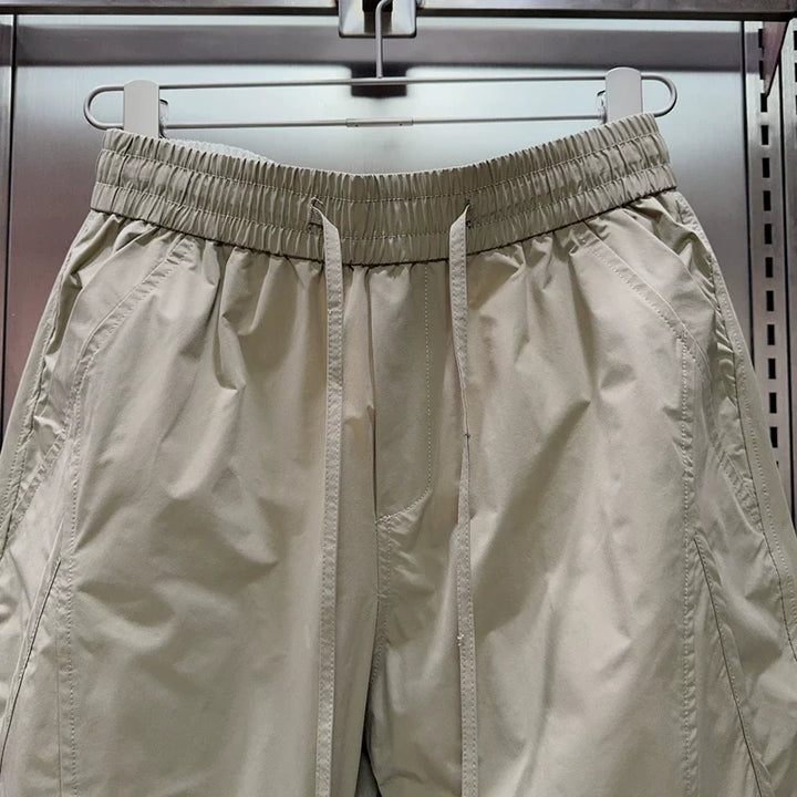 Breathable Mesh Loose-fitting Utility Harem Pants