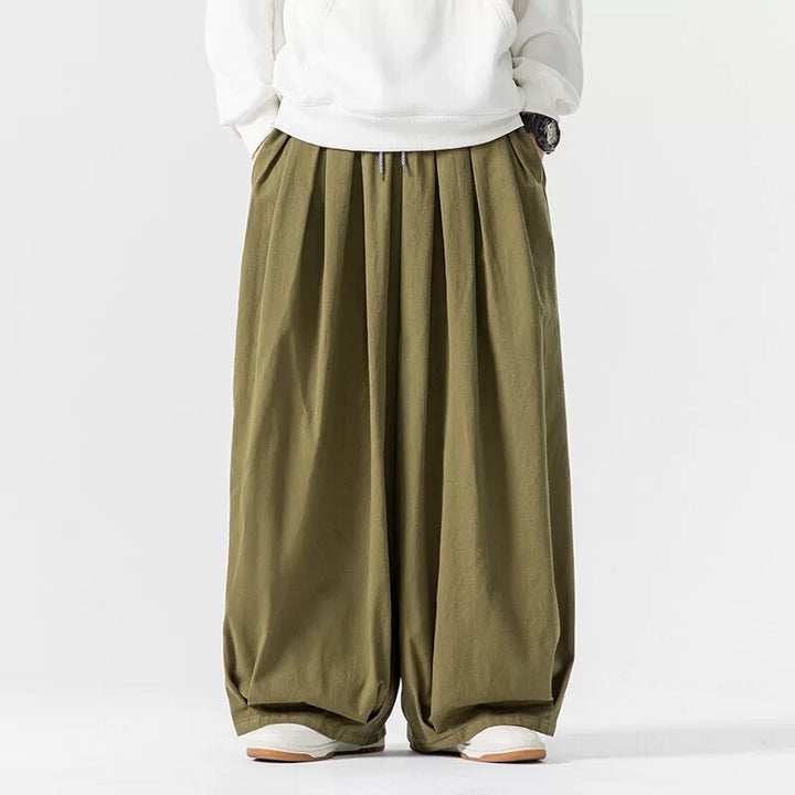 Japanese Straight-leg Casual Wide-leg Pants