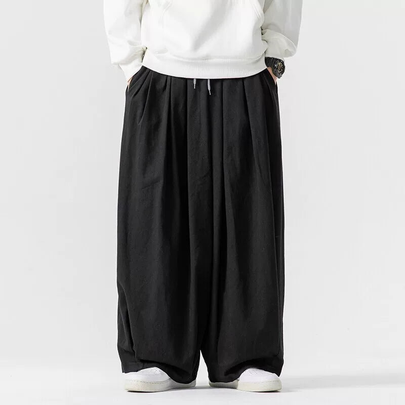 Japanese Straight-leg Casual Wide-leg Pants