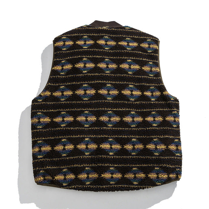 Japanese Reversible Loose Padded Warm Workwear Vest