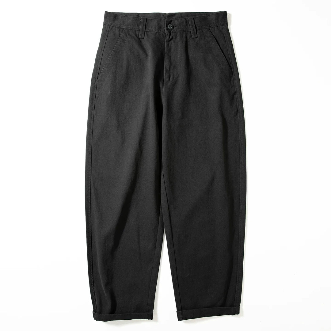 Japanese Wide-leg Tapered Trousers